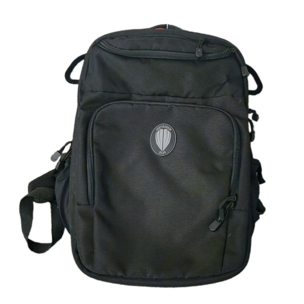 Leatherback Civilian One - Bulletproof Backpack Black NO PLATES Outdoors Safety